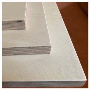 Lacquered Birch Ply shelves 250mm Deep 1225mm to 2.4m Long 18mm thick by Spur Birch Ply Shelves Joinery Finished and made to measure Lacquered plywood 39/Birch Ply with Lacquered finish.jpeg